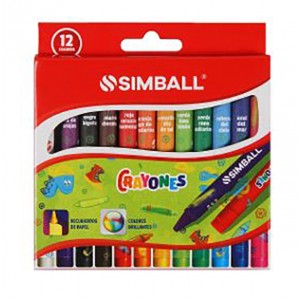 Crayones Simball x 12 colores