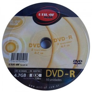 Bulk DVD Util Of x 10 unid.
