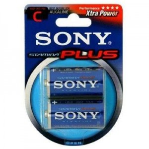 Pilas Sony Plus C alcalinas...